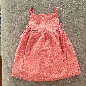 GAP Coral Kids Dress with Dotted Pattern